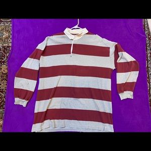 Vintage distressed Men’s Rugby shirt XL